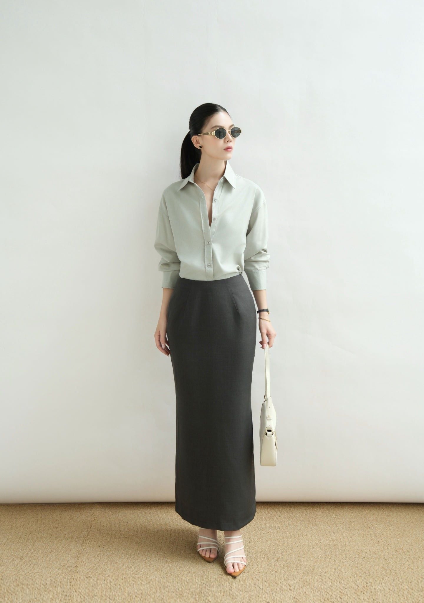  Chân Váy Dáng Dài FVD032 