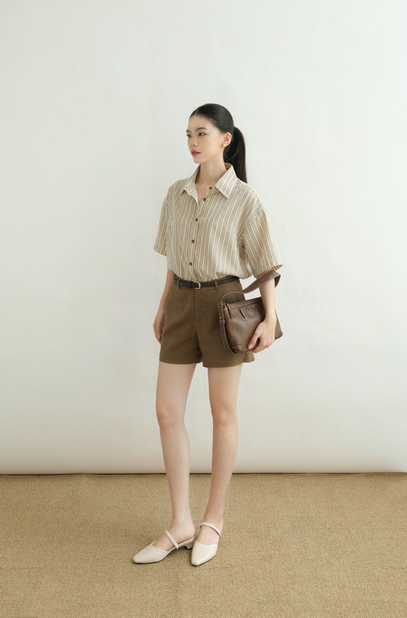  Sơ Mi Tay Ngắn FAS389 