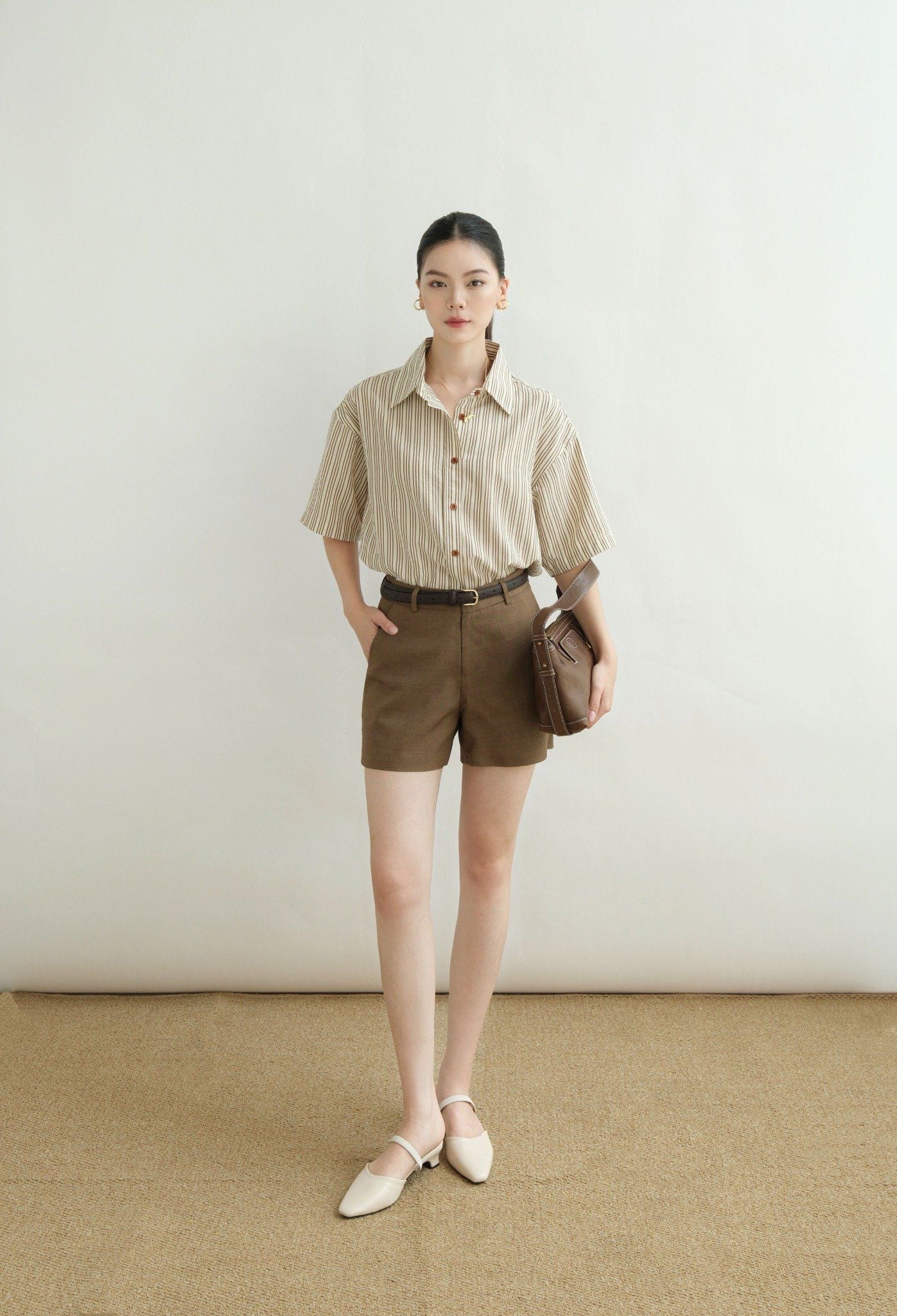  Sơ Mi Tay Ngắn FAS389 