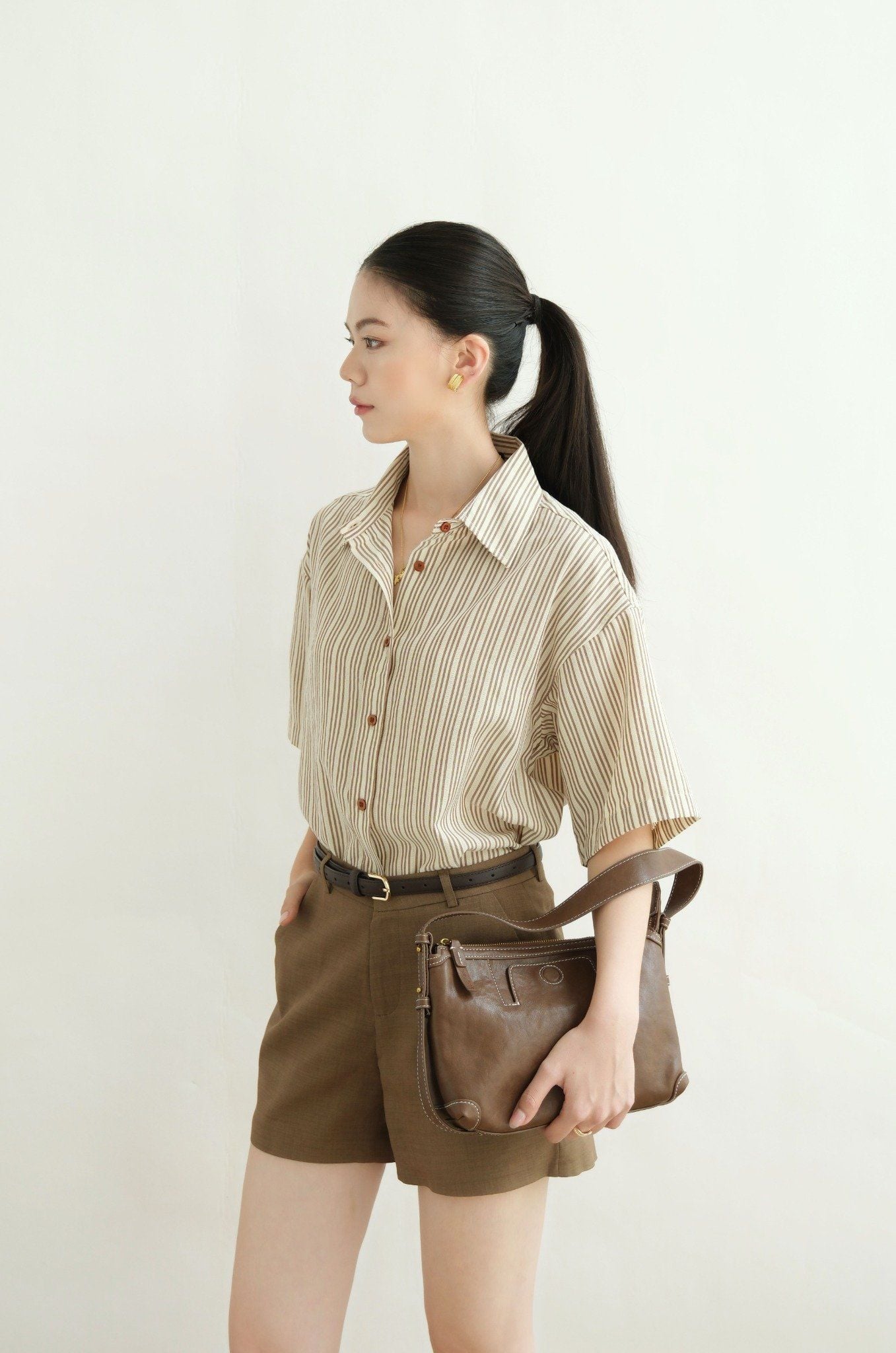  Sơ Mi Tay Ngắn FAS389 