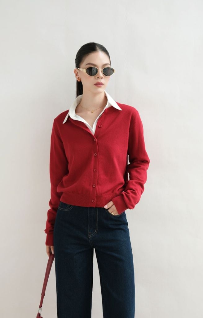  Cardigan Trơn FAH090 