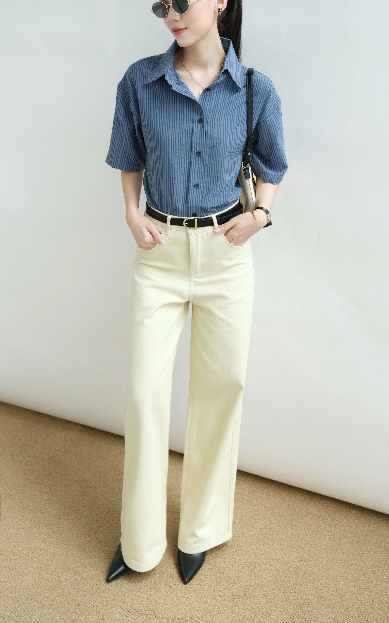  Sơ Mi Tay Ngắn FAS389 