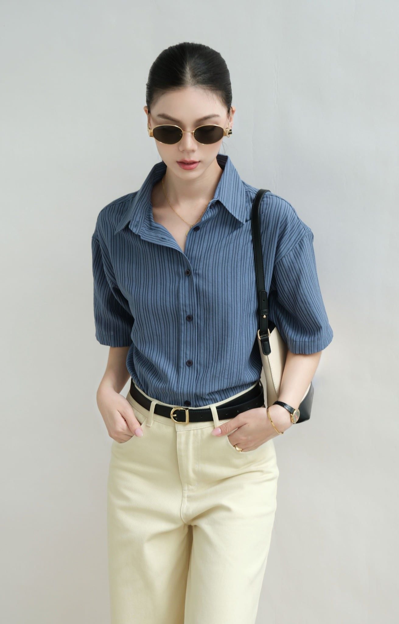  Sơ Mi Tay Ngắn FAS389 