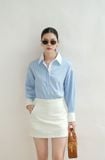  Sơ Mi Phối Oversize FAS354 