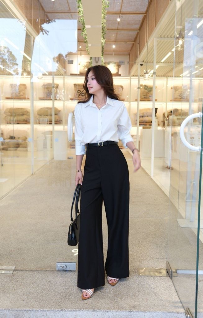  Áo Sơ Mi Trơn Classic FAS383 