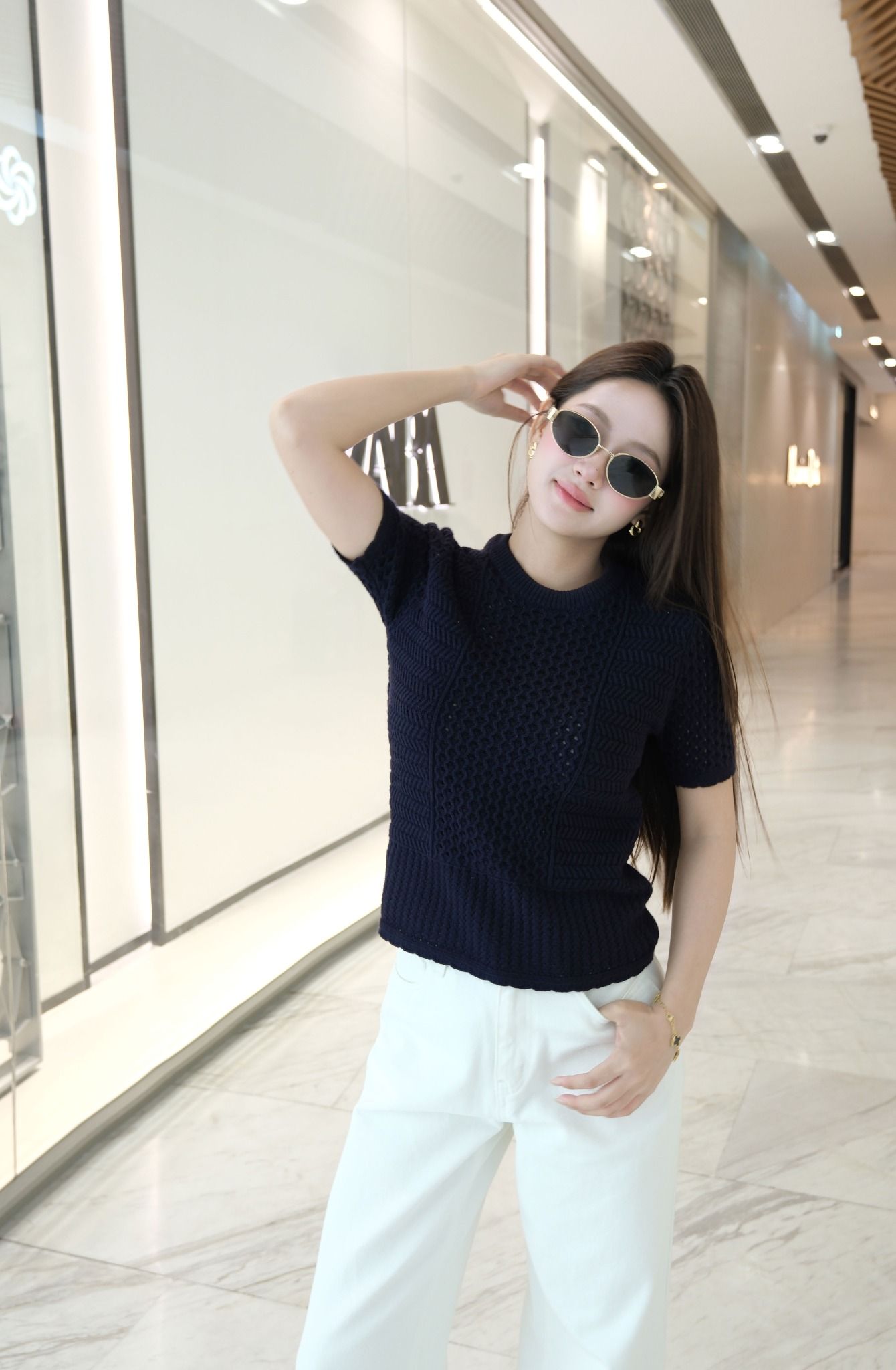  Áo Dệt Kim Cổ Tròn FAK085 