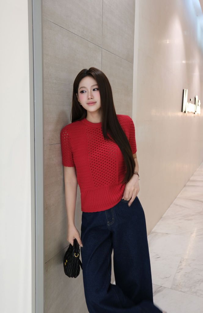  Áo Dệt Kim Cổ Tròn FAK085 