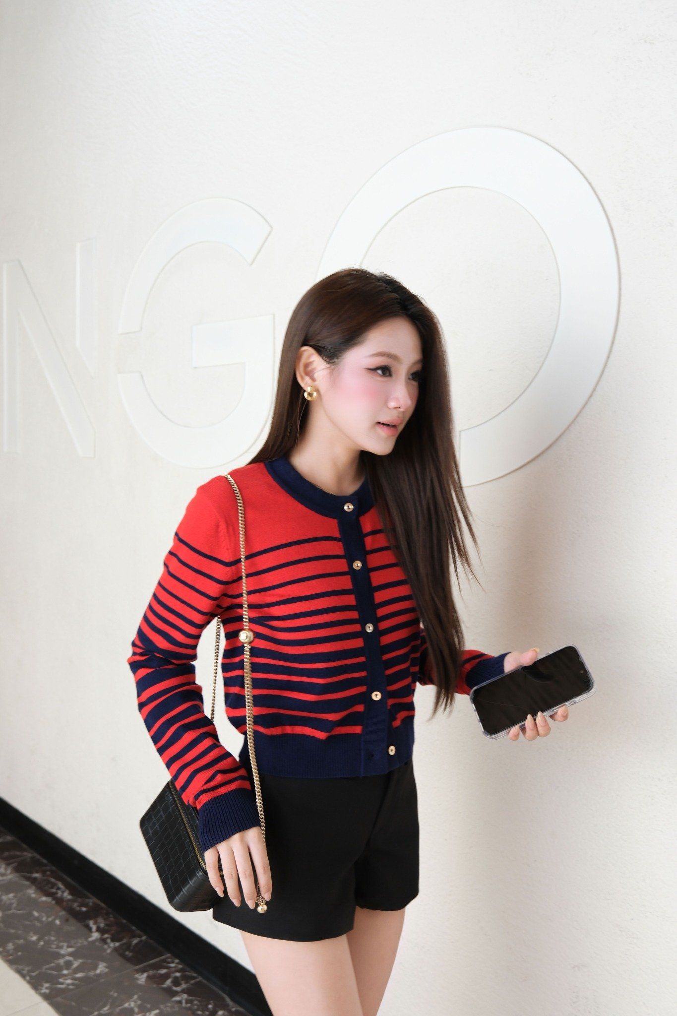  Cardigan Sọc FAH086 