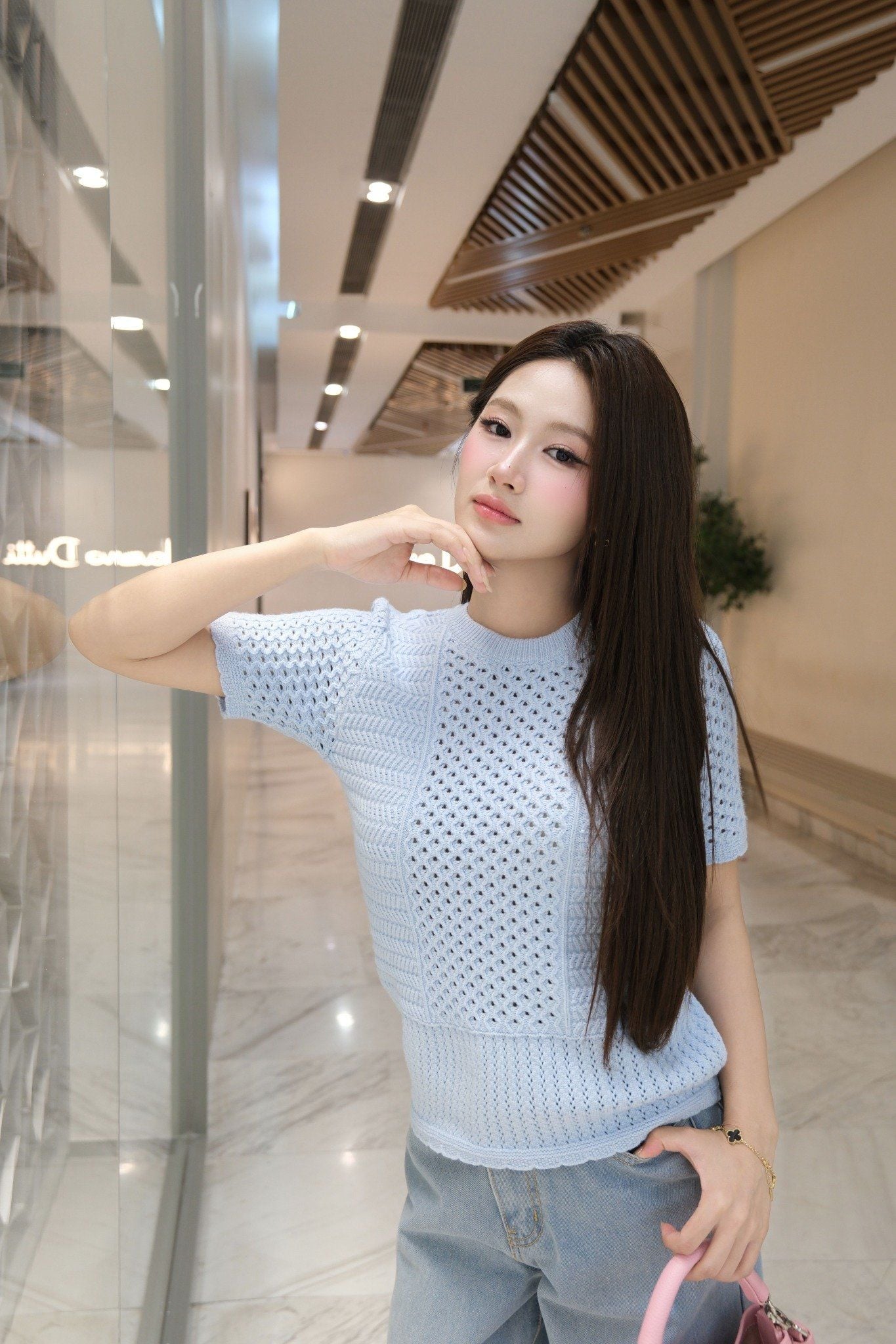  Áo Dệt Kim Cổ Tròn FAK085 