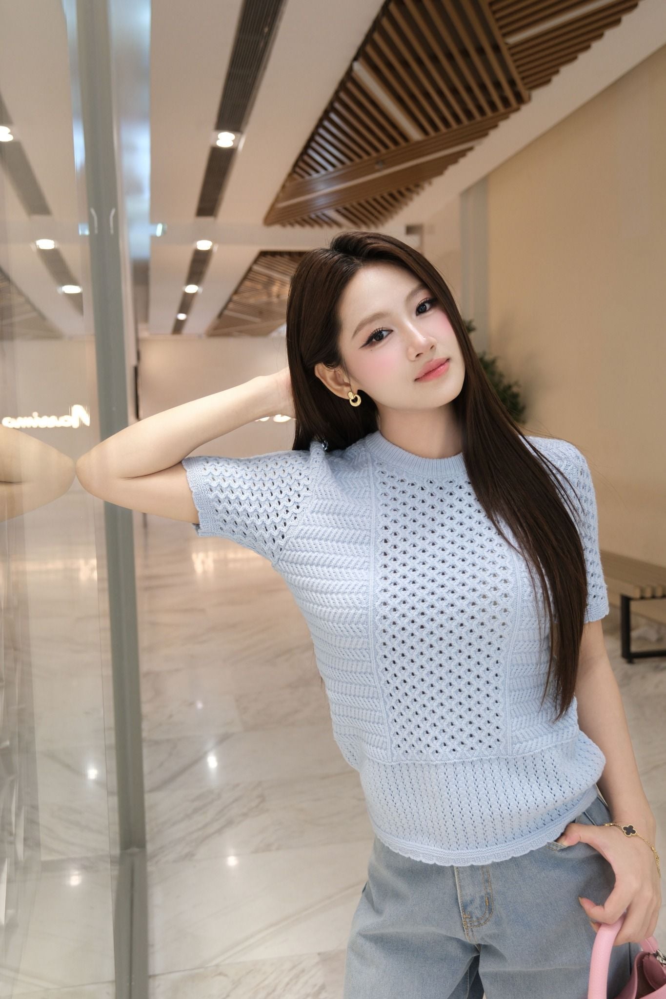  Áo Dệt Kim Cổ Tròn FAK085 