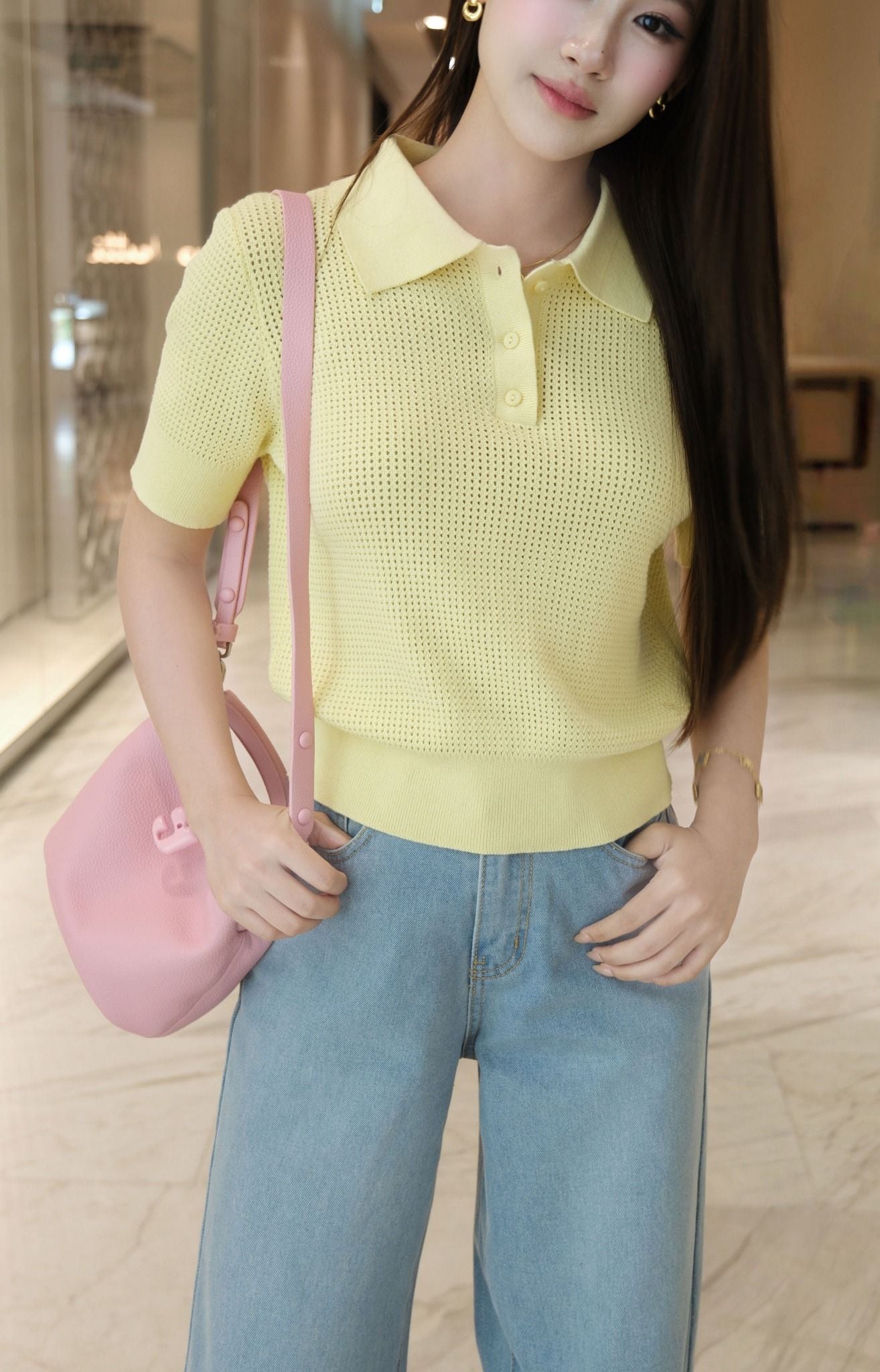  Áo Polo Lưới FAP084 