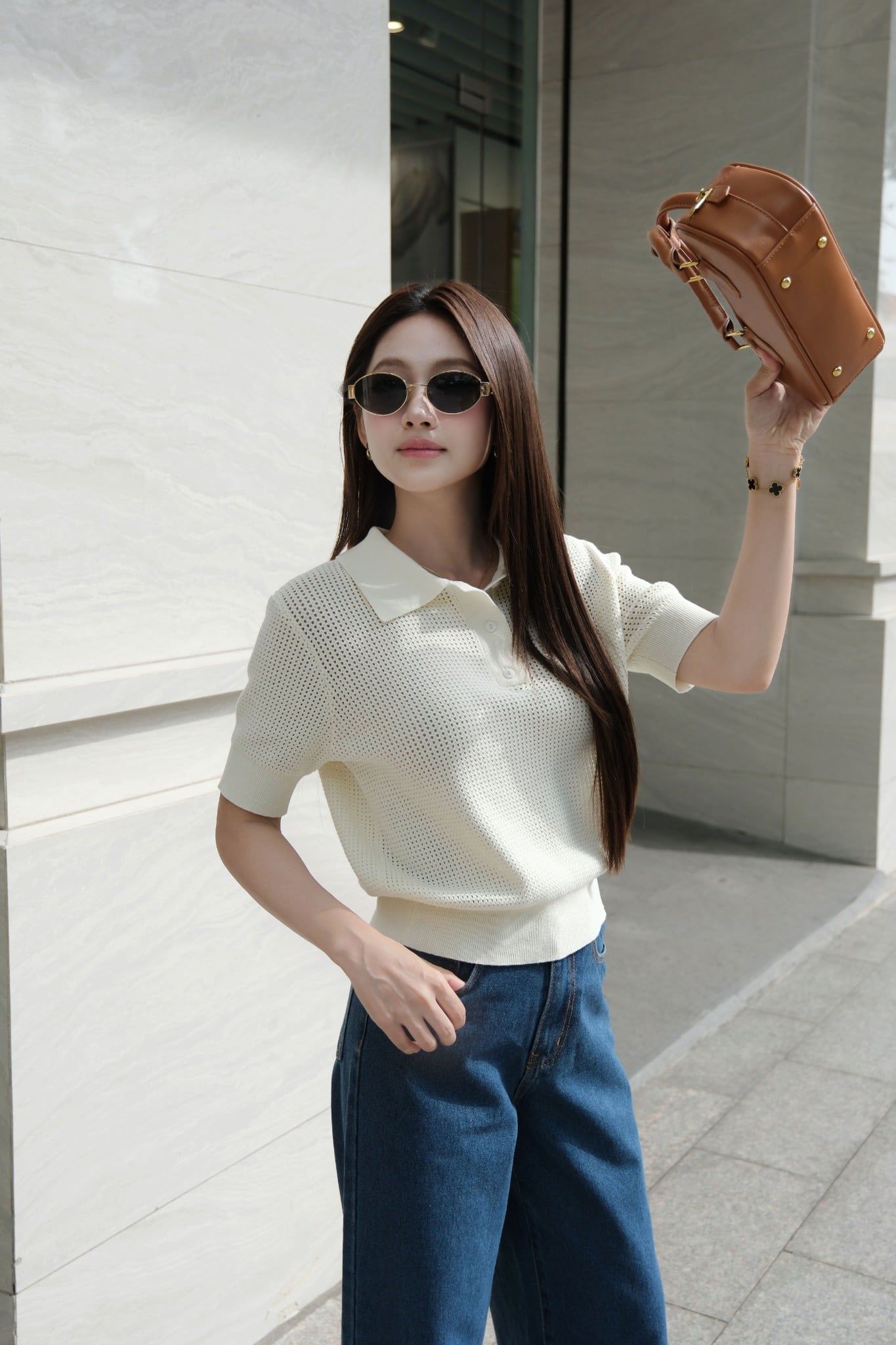  Áo Polo Lưới FAP084 