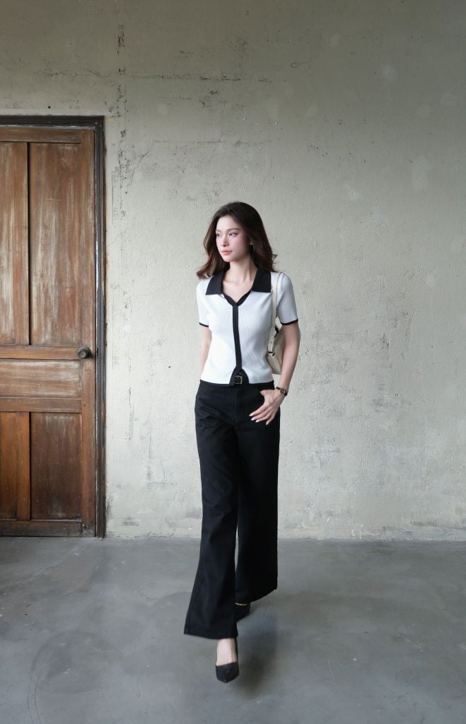  Áo Dệt Kim Viền FAK094 