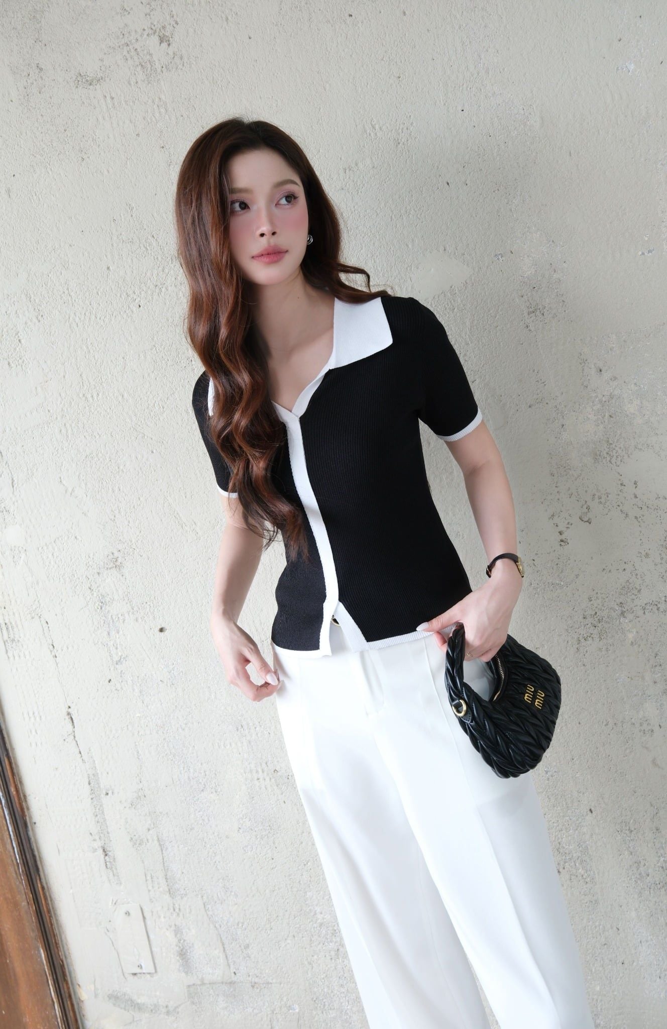  Áo Dệt Kim Viền FAK094 