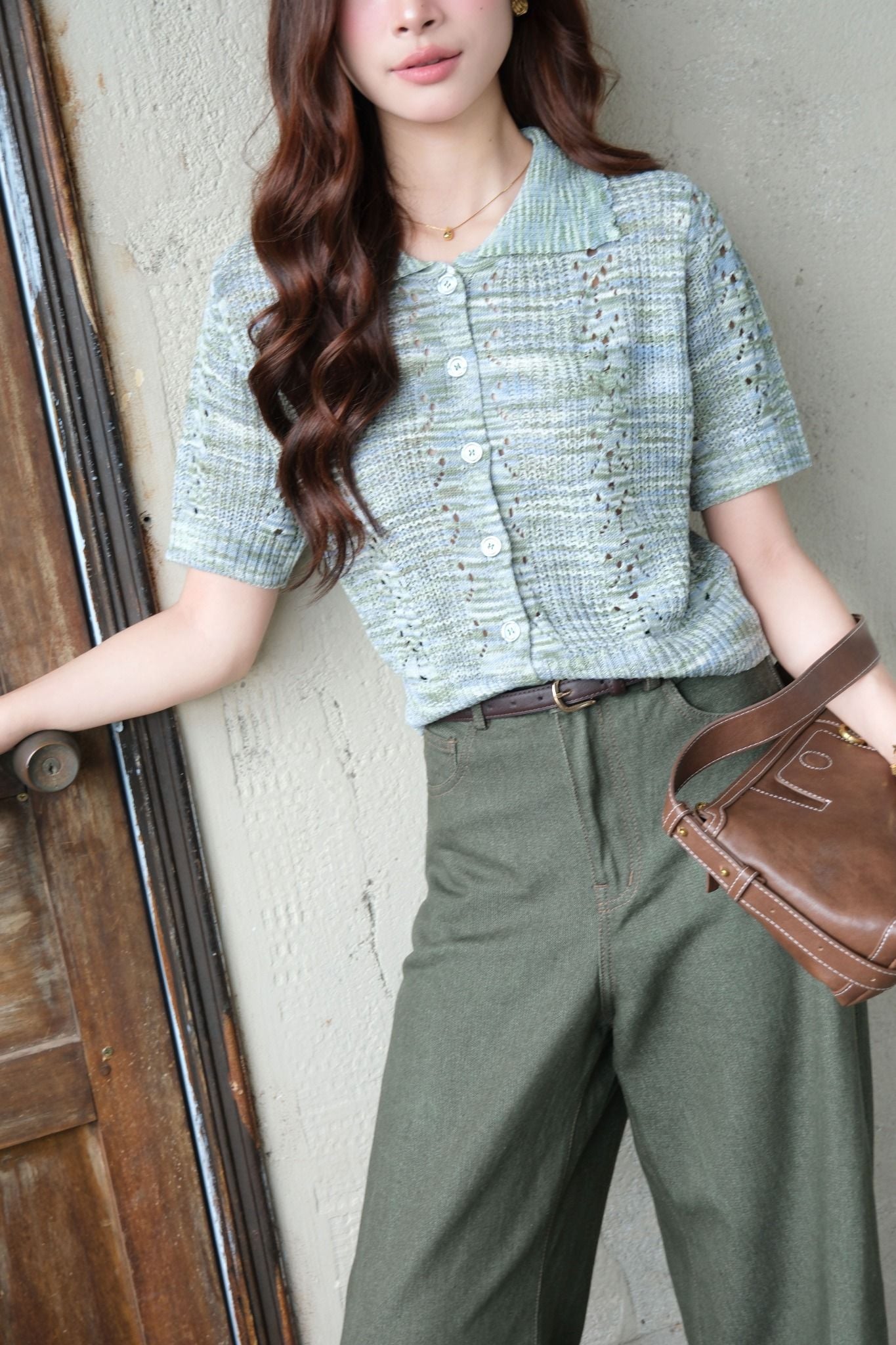  Áo Dệt Kim Hoa FAK093 