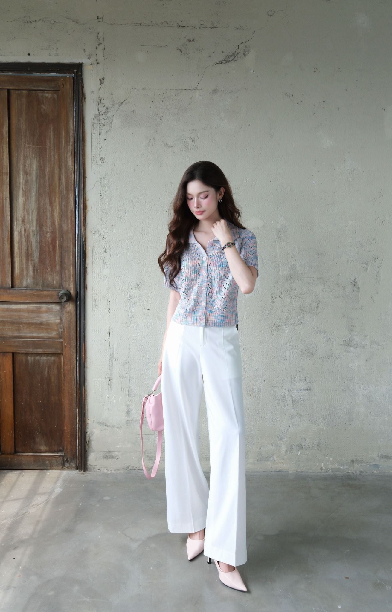  Áo Dệt Kim Hoa FAK092 