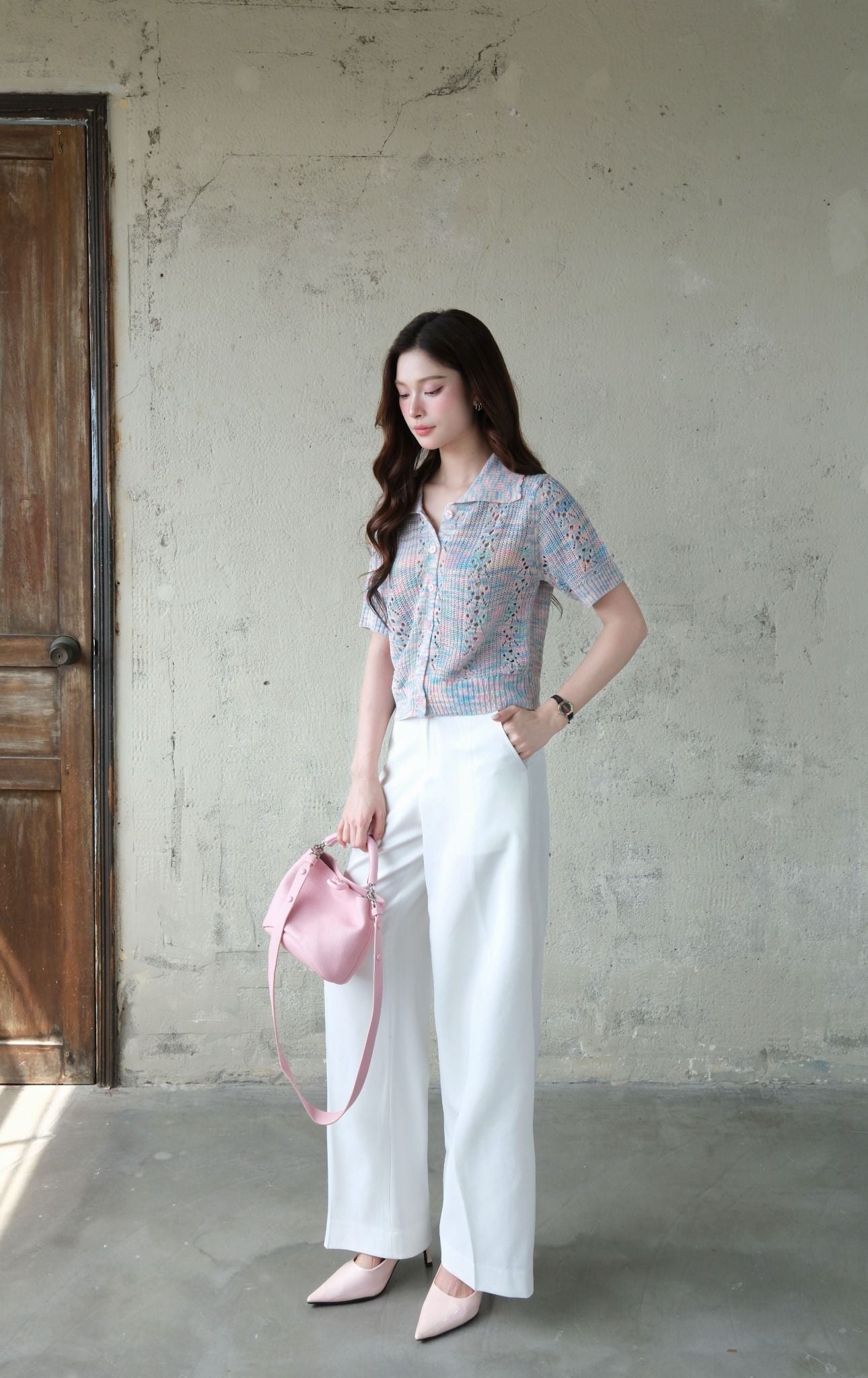  Áo Dệt Kim Hoa FAK092 