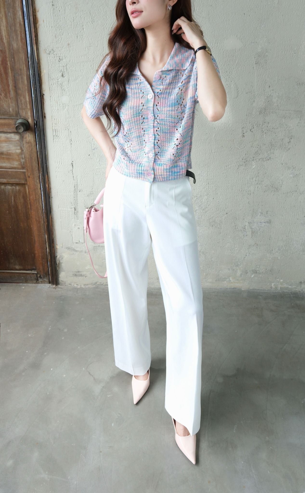  Áo Dệt Kim Hoa FAK092 