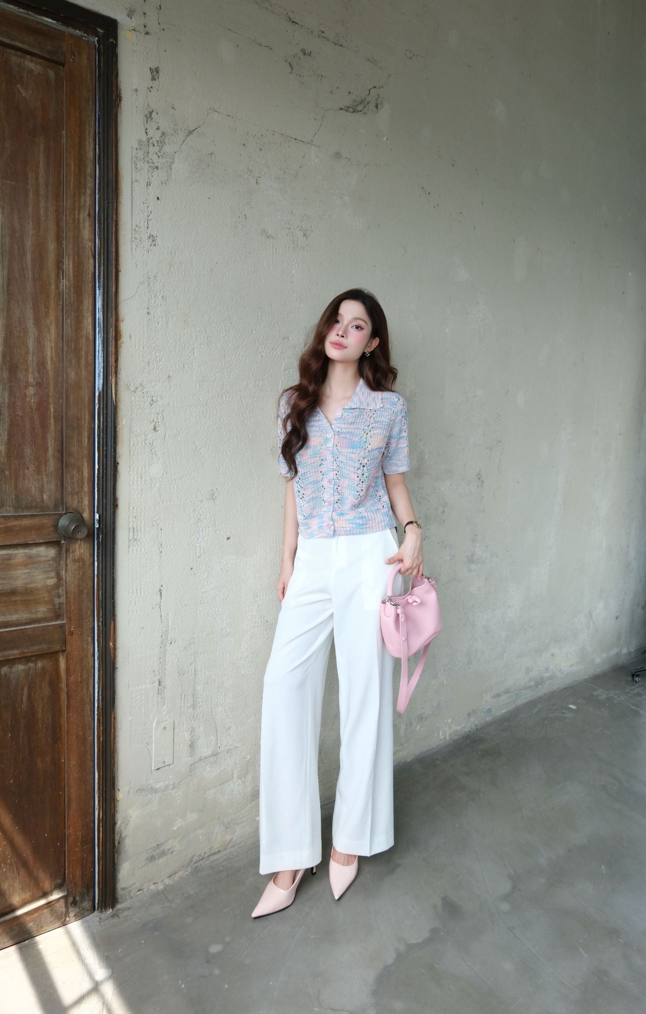  Áo Dệt Kim Hoa FAK092 