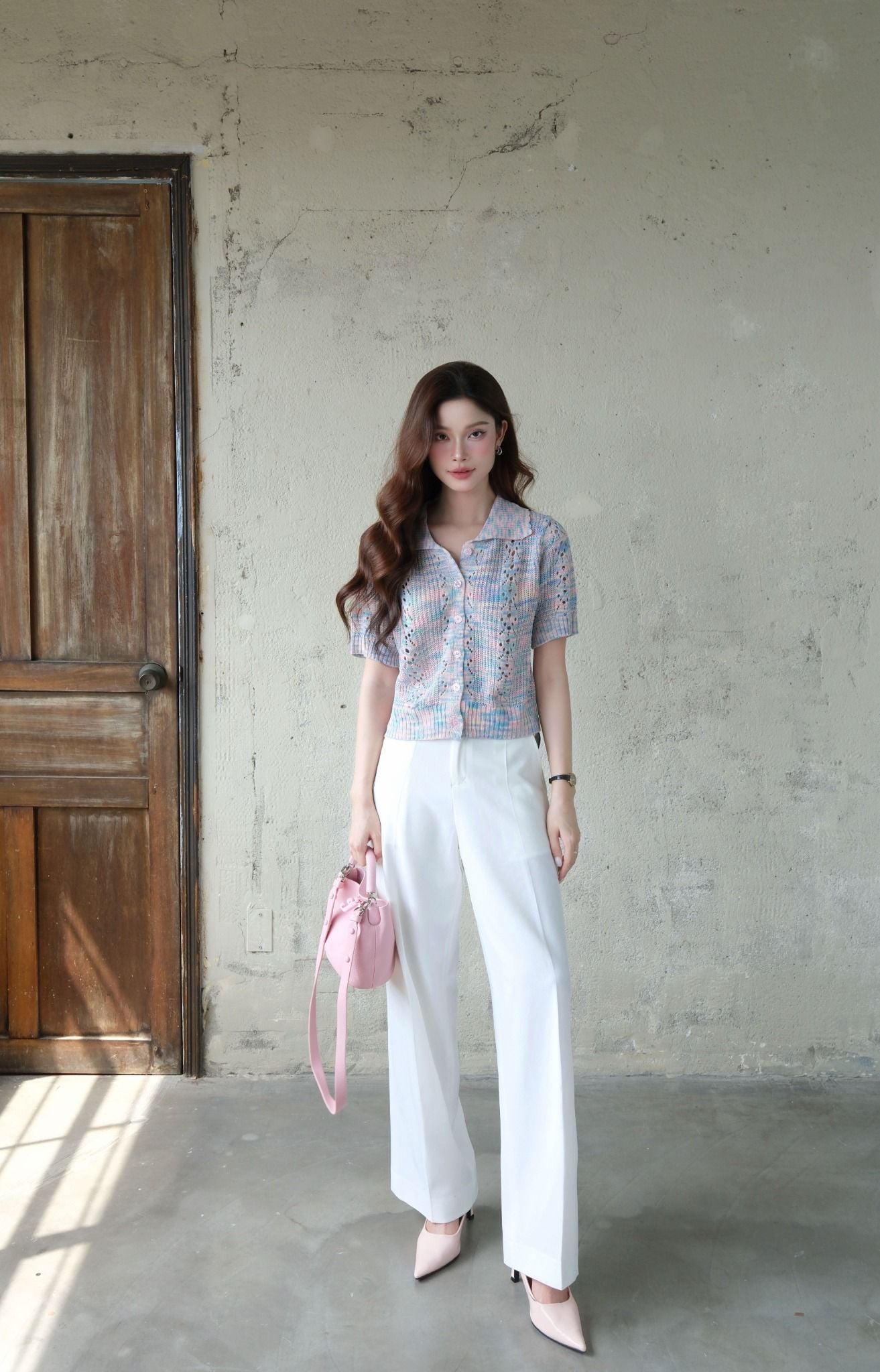  Áo Dệt Kim Hoa FAK092 