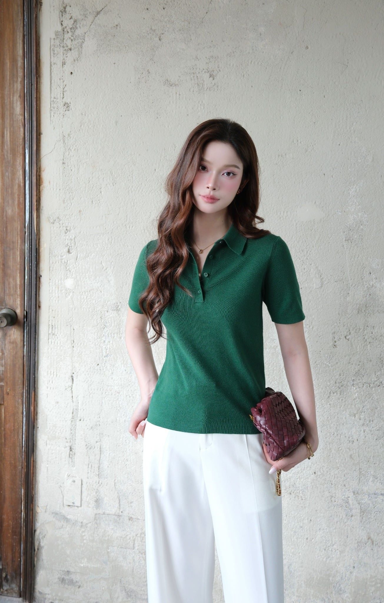  Áo POLO Dệt Kim FAP095 