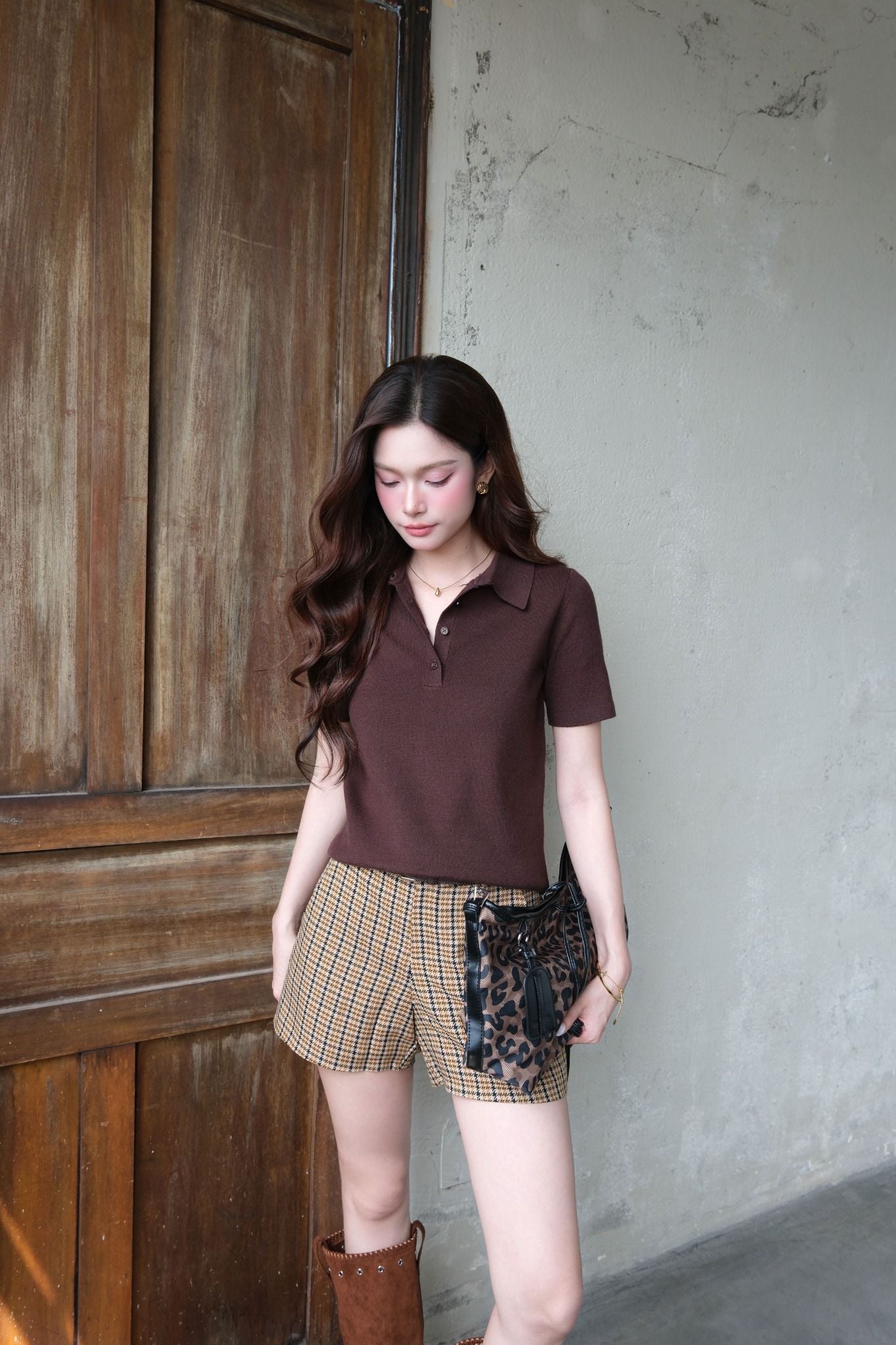  Áo POLO Dệt Kim FAP095 