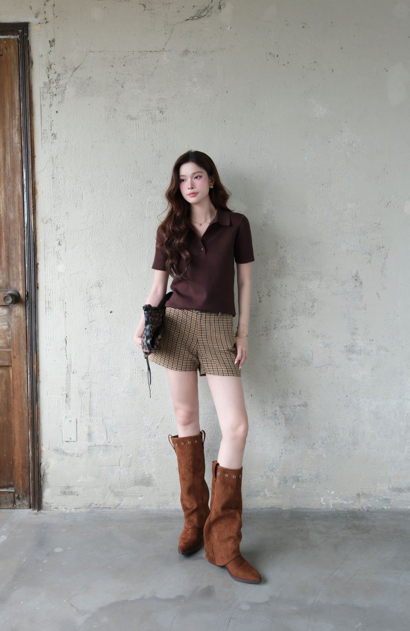  Áo POLO Dệt Kim FAP095 