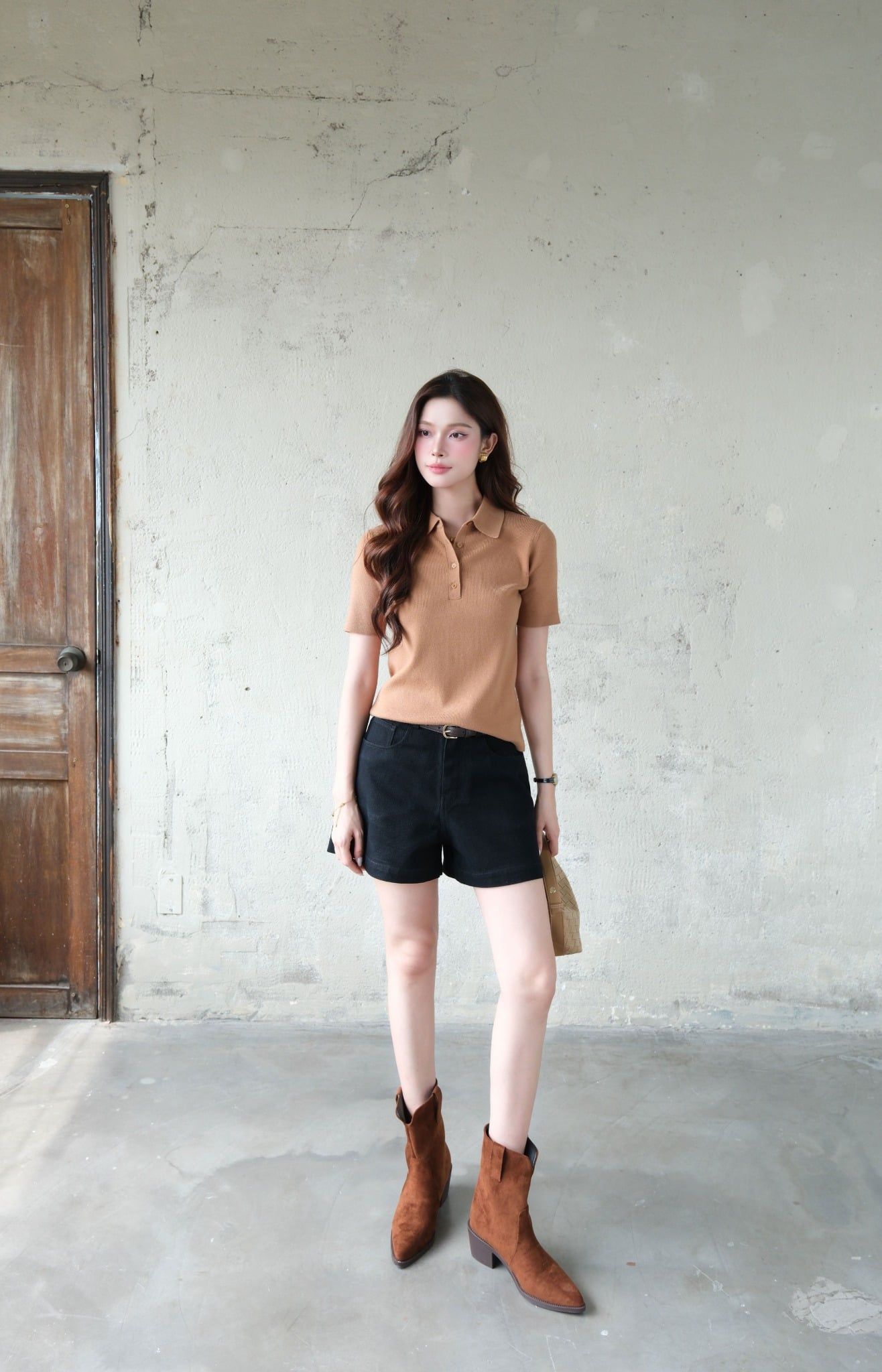  Áo POLO Dệt Kim FAP095 