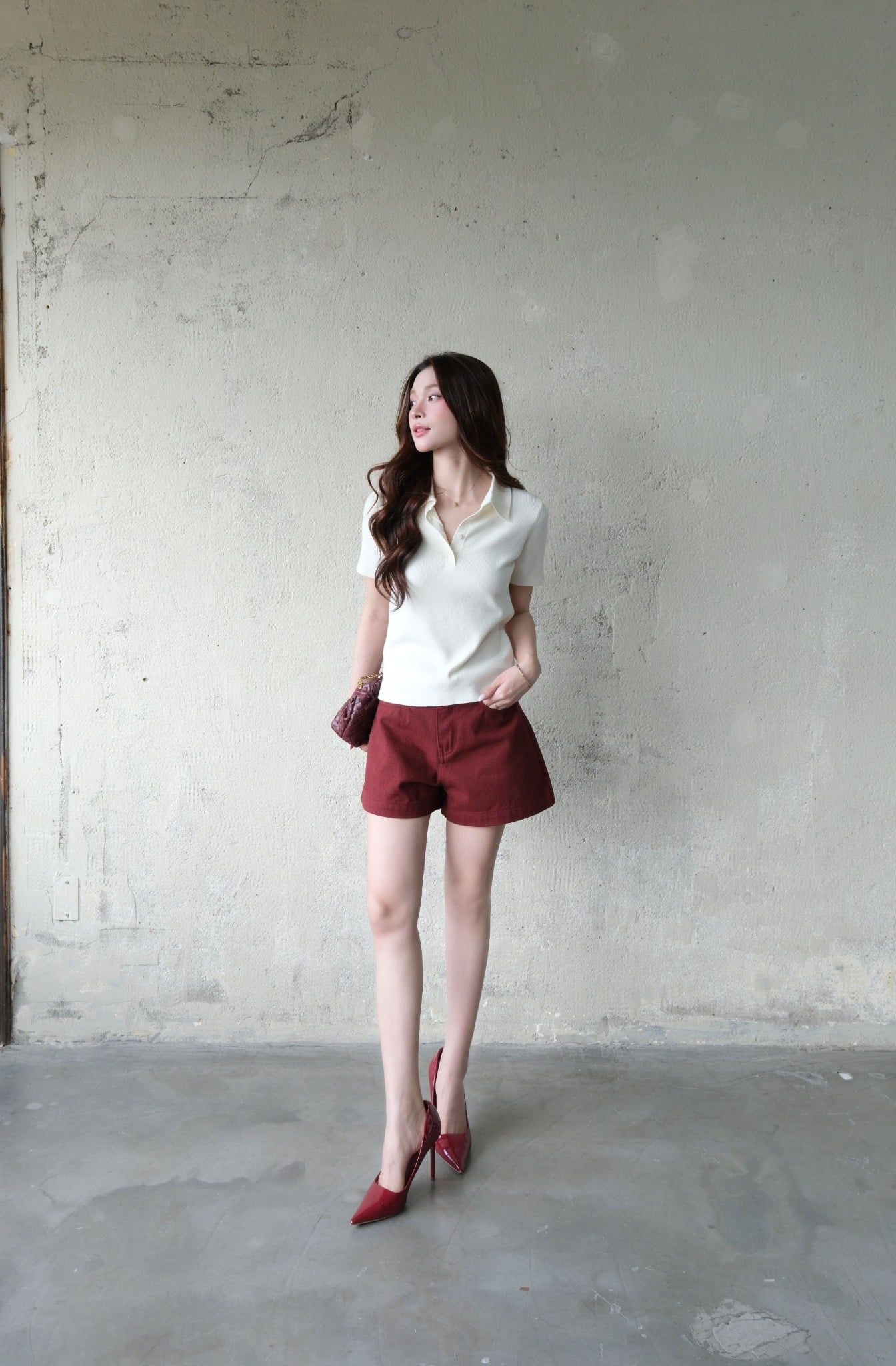  Áo POLO Dệt Kim FAP095 