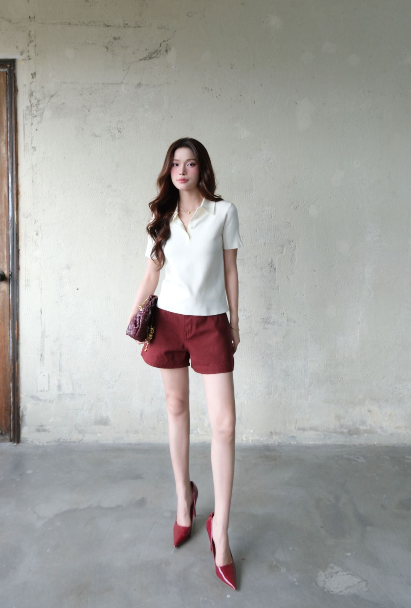  Áo POLO Dệt Kim FAP095 