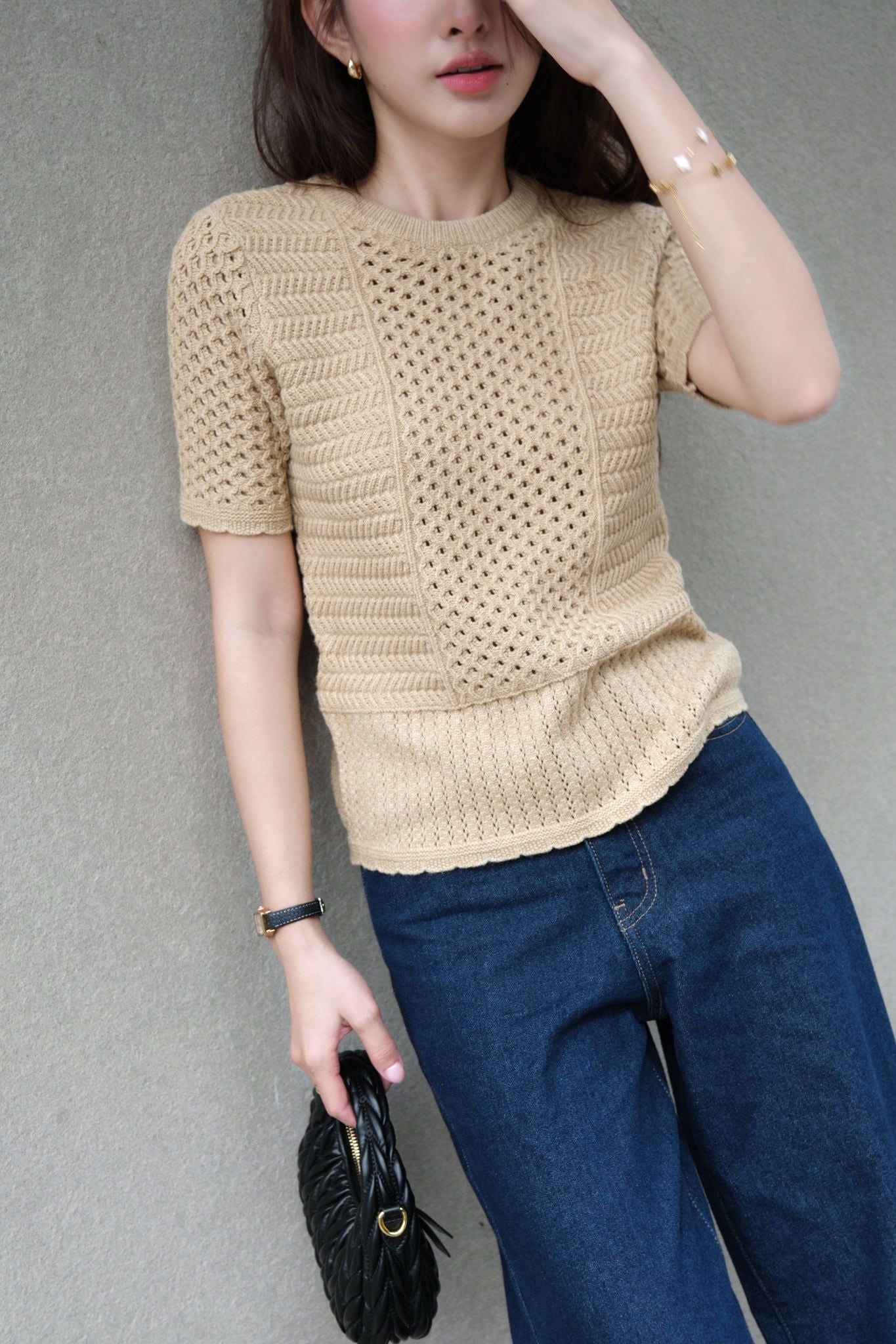  Áo Dệt Kim Cổ Tròn FAK085 