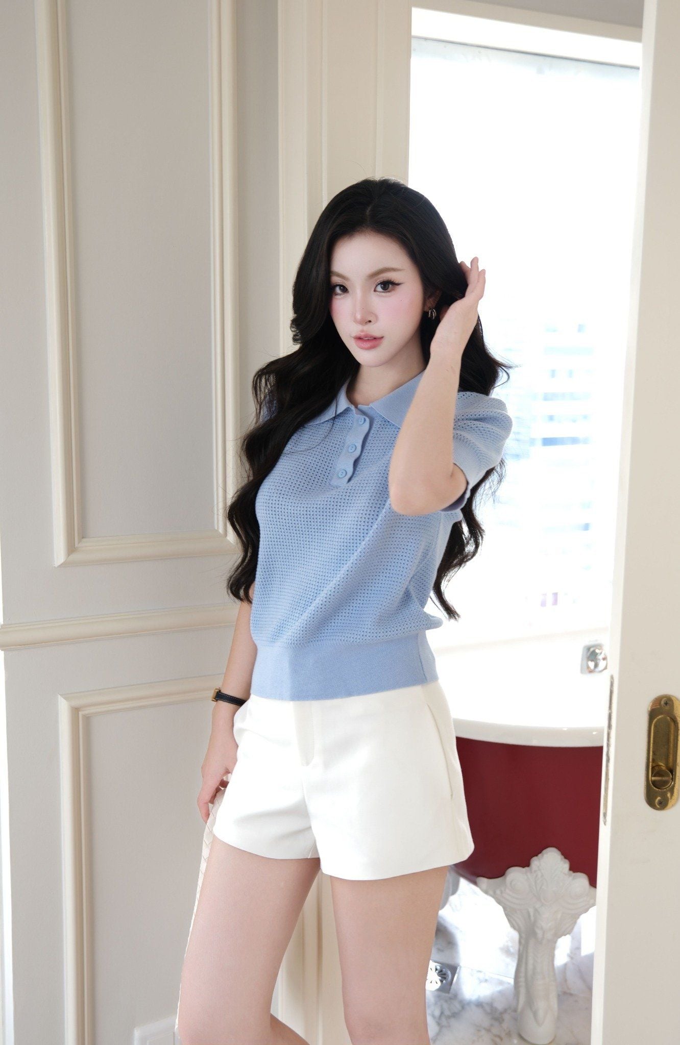  Áo Polo Lưới FAP084 