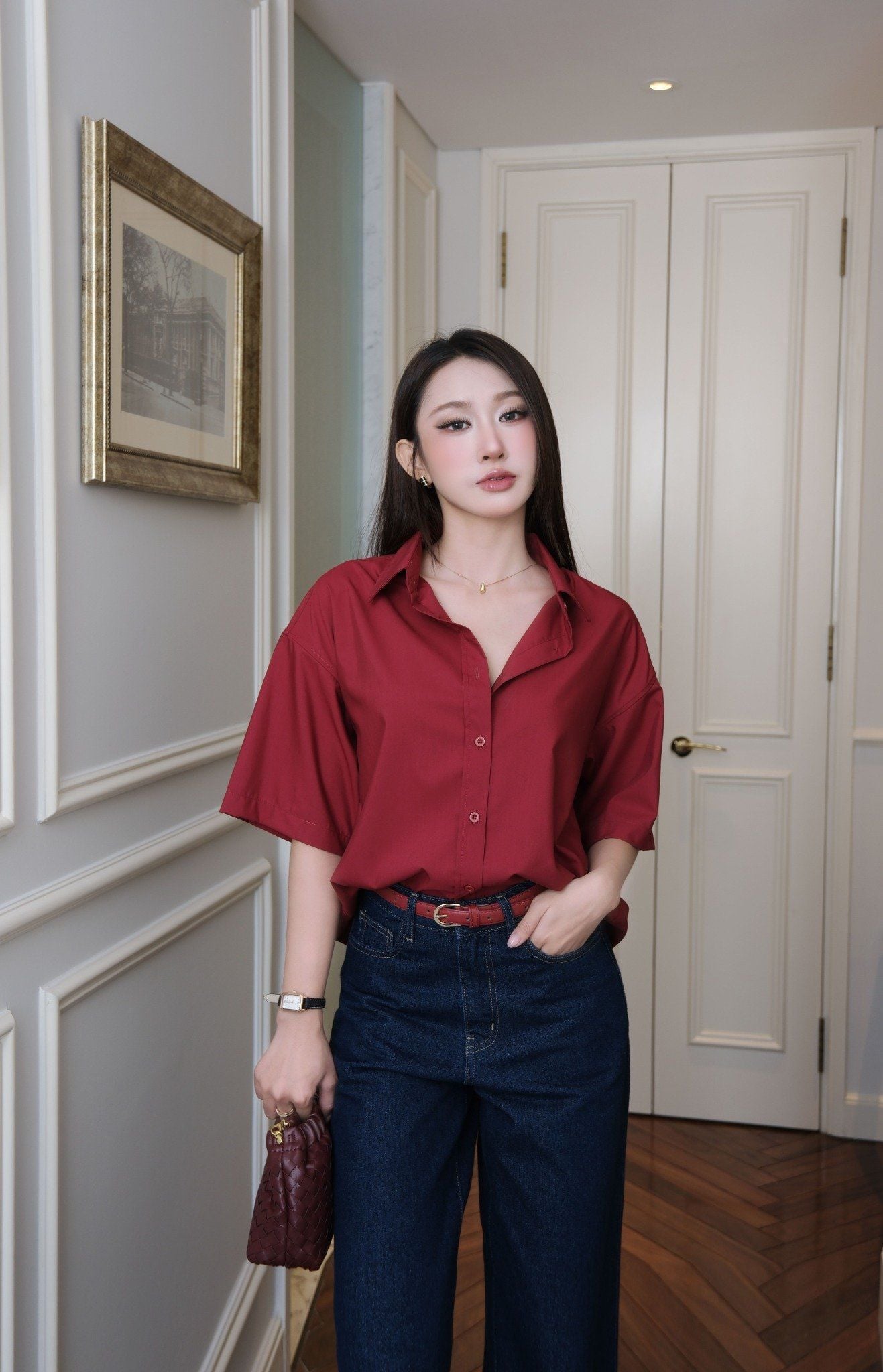  Sơ Mi Tay Ngắn FAS374 