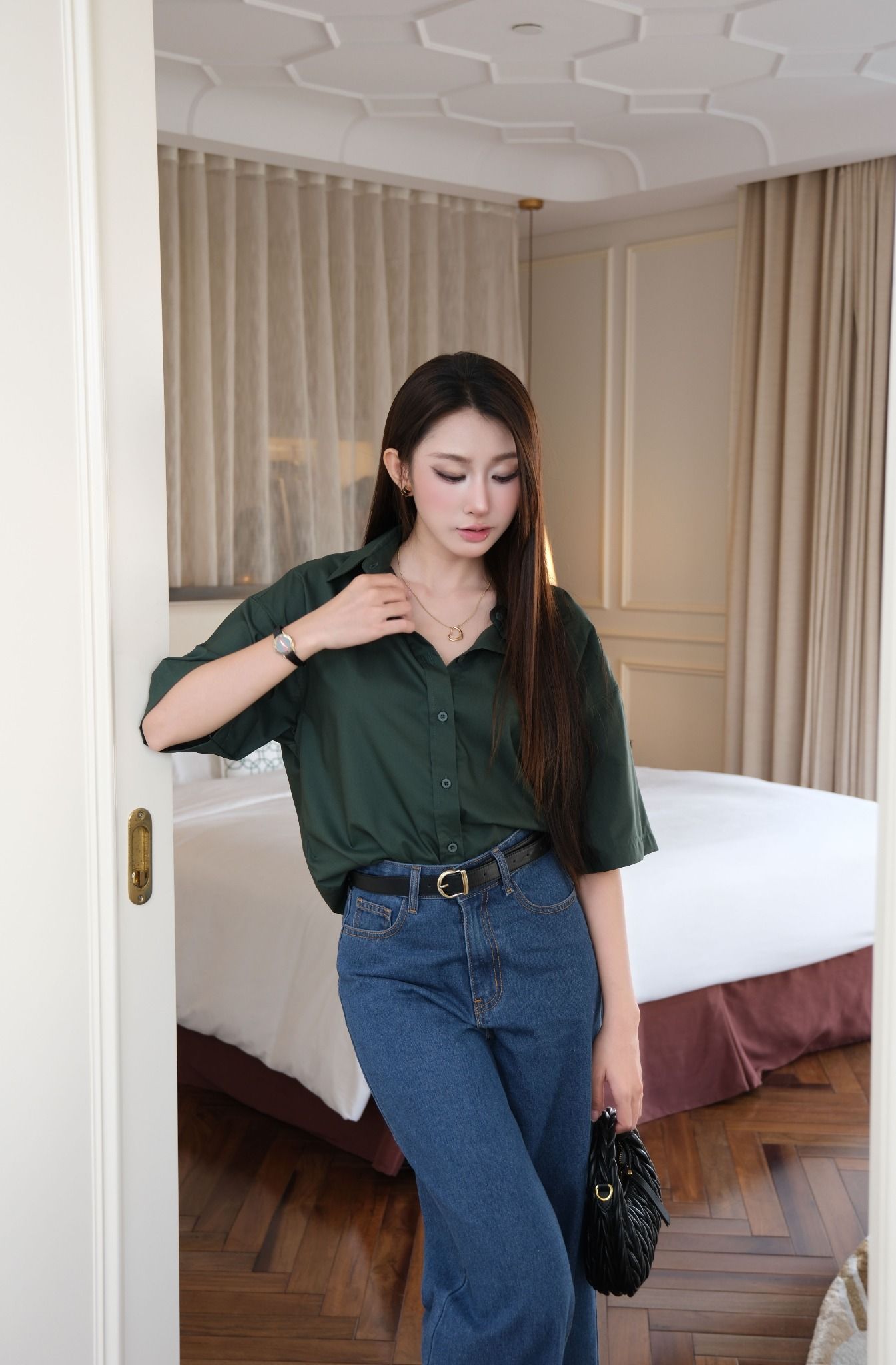  Sơ Mi Tay Ngắn FAS374 