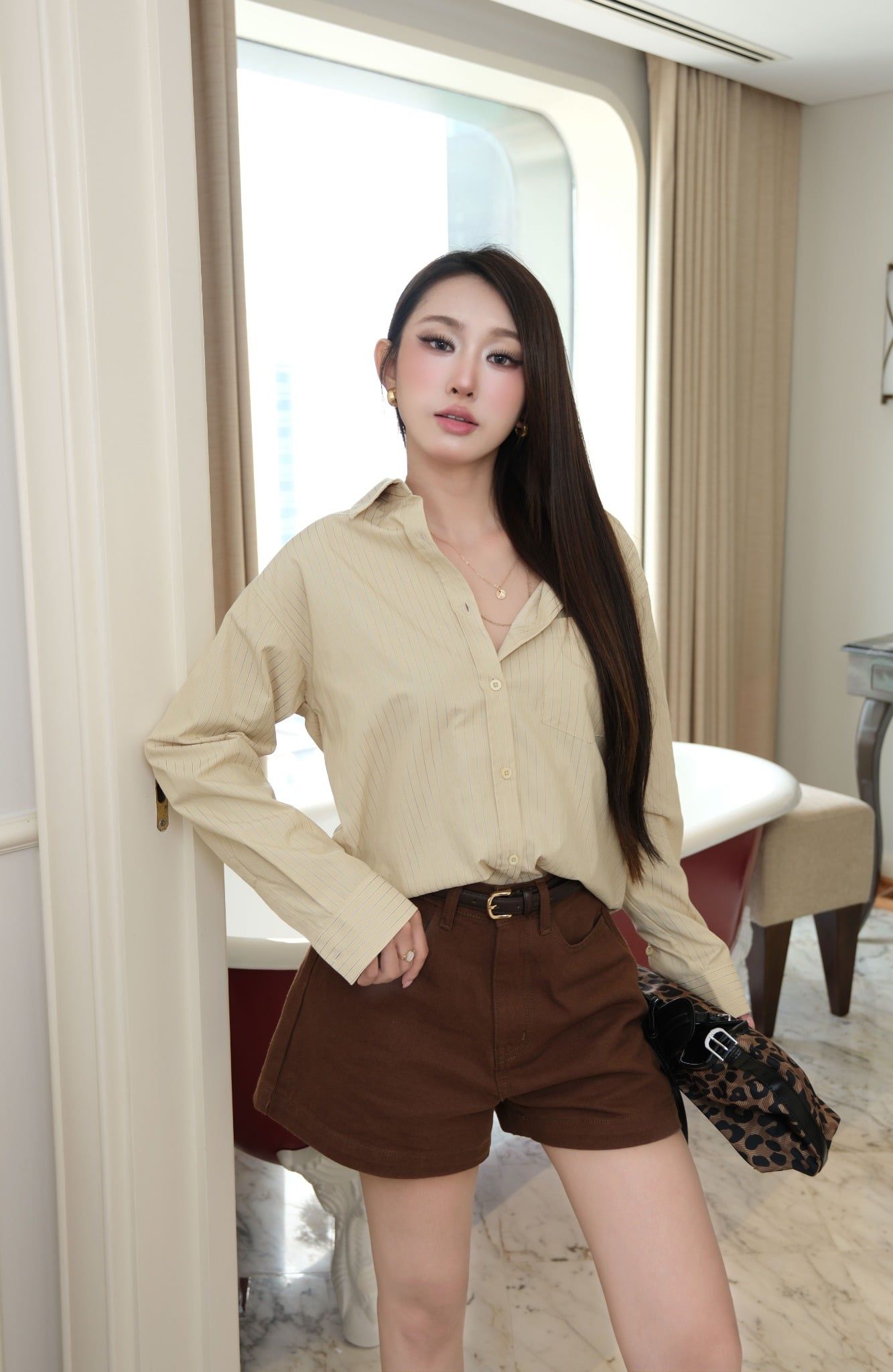  Short Kaki Jean FQJ051 