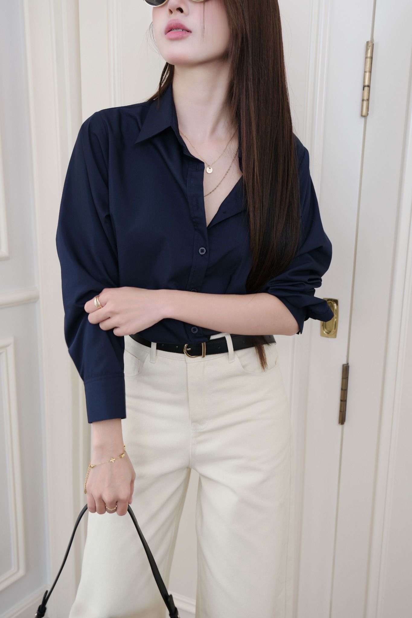  Áo Sơ Mi Trơn Classic FAS383 