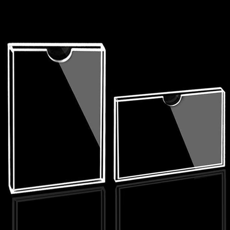  Khung Ảnh Khay Để Tài Liệu Dán Tường Hoặc Để Bàn Trong Suốt (Mica Cao Cấp, Có Keo Sẵn, Đủ Cỡ A6-A3) Mica EPeBen 