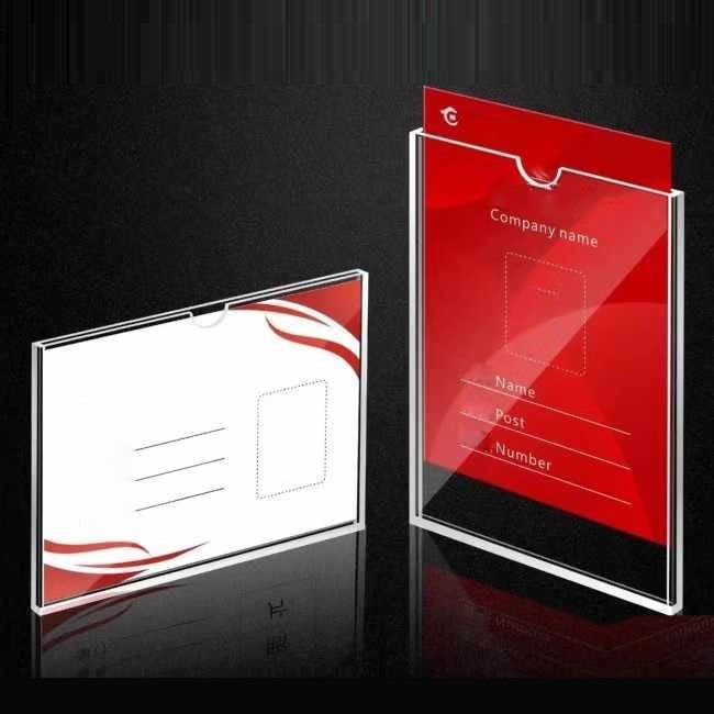  Khung Ảnh Khay Để Tài Liệu Dán Tường Hoặc Để Bàn Trong Suốt (Mica Cao Cấp, Có Keo Sẵn, Đủ Cỡ A6-A3) Mica EPeBen 