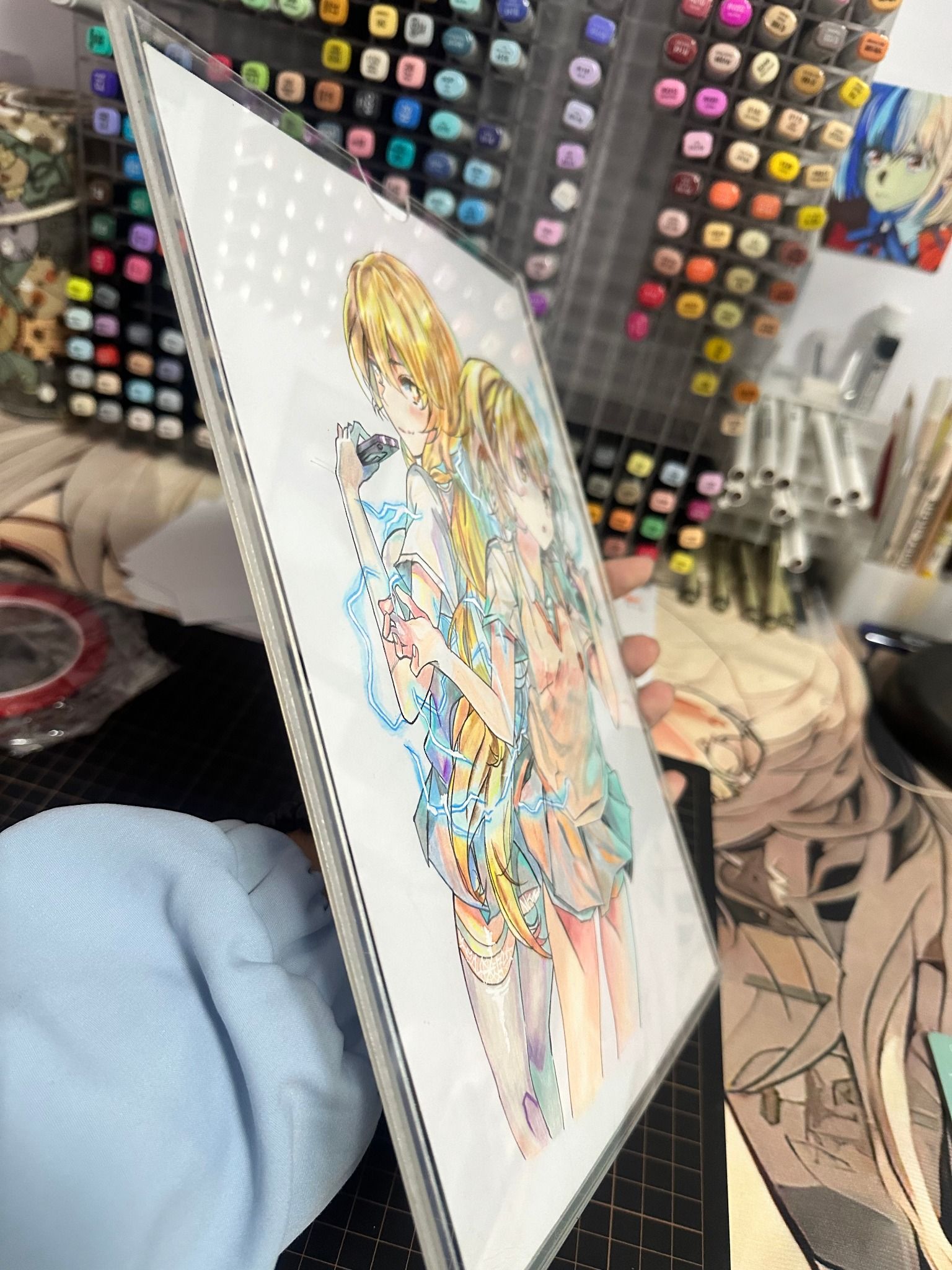  Khung Ảnh Khay Để Tài Liệu Dán Tường Hoặc Để Bàn Trong Suốt (Mica Cao Cấp, Có Keo Sẵn, Đủ Cỡ A6-A3) Mica EPeBen 