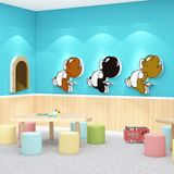  Tranh Fomex EPeBen dán tường nổi 3d 3 chú mèo Trang Trí Phòng Trẻ Cho Bé, Mầm non, Mẫu Giáo 