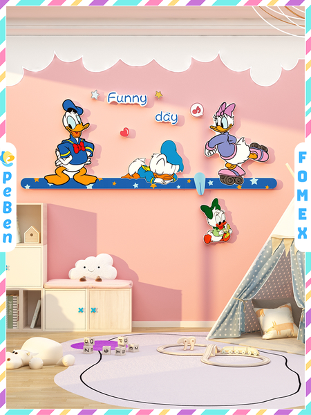  Tranh Fomex EPeBen dán tường nổi 3d Nhân Vật Hoạt hình trang trí Phòng Cho Bé,Phòng Ngủ 
