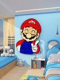  Tranh Fomex EPeBen dán tường nổi 3d Mario  trang trí Phòng cho bé, Phòng ngủ, Mẫu giáo 