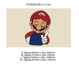  Tranh Fomex EPeBen dán tường nổi 3d Mario  trang trí Phòng cho bé, Phòng ngủ, Mẫu giáo 