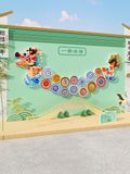  Tranh Fomex EPeBen dán tường nổi 3d Rông Lễ Hội trang trí Phòng ngủ, Mẫu giáo 