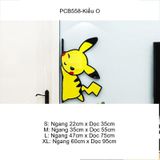  Tranh mica EPeBen dán tường nổi 3d hình PIKA PIKACHU Trang Trí Phòng Cho Bé,Mẫu Giáo, Lớp Học 