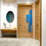  Tranh Mica EPeBen dán tường nổi 3d Hình WC nam nữ decor trang Trí Nhà Tắm,Nhà Vệ Sinh 