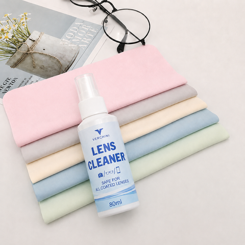Combo Chăm Sóc Tròng Kính / Nước lau+Khăn lau tròng kính COMBOMK
