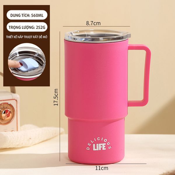 VERCHINI - Ly giữ nhiệt inox 304 có tay cầm