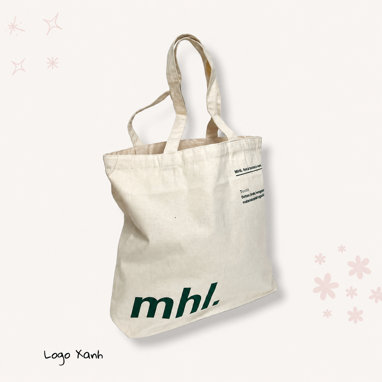 VERCHINI - Túi tote vải CANVAS - TXN003