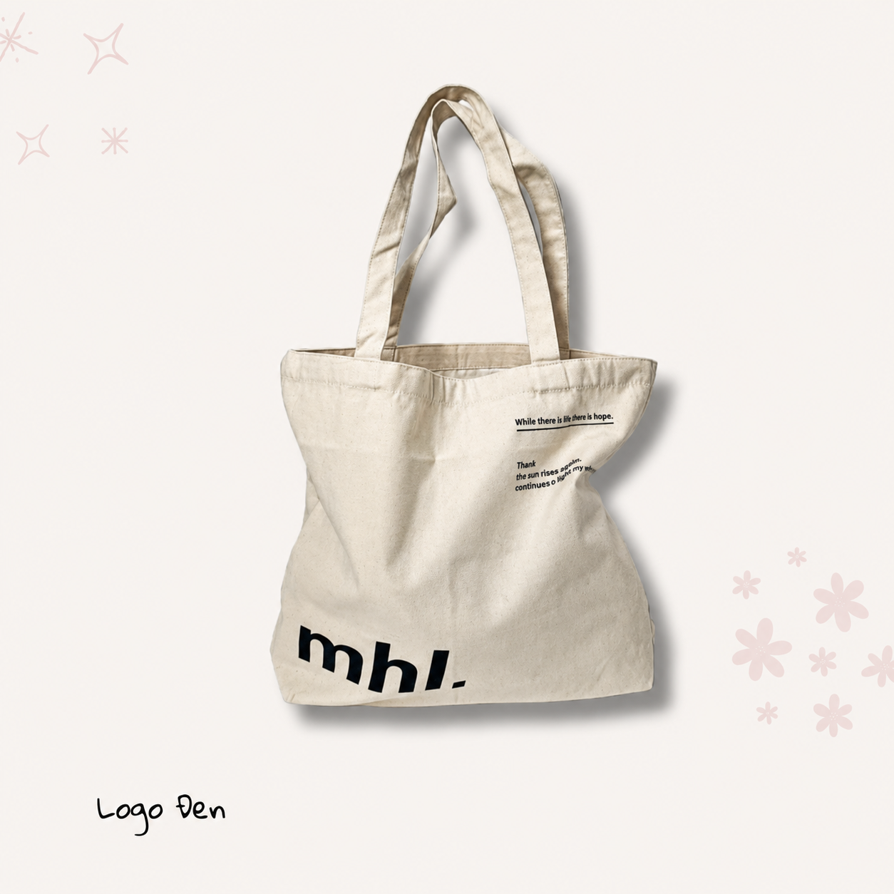 VERCHINI - Túi tote vải CANVAS - TXN003